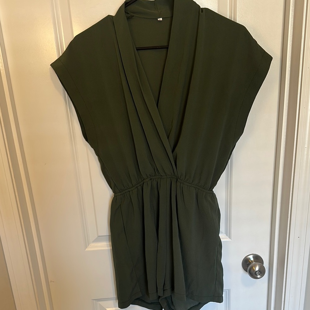 Amazon Olive Green Jumpsuit